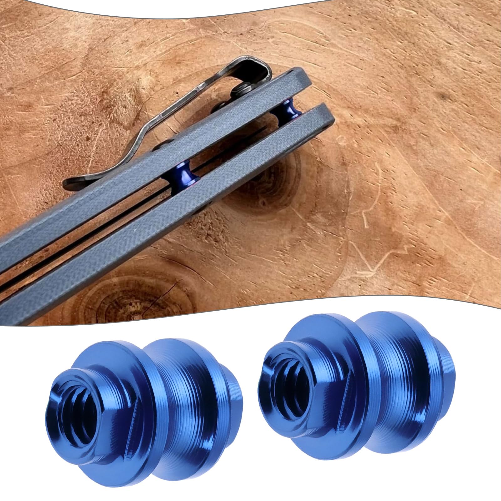 Lot de 13 vis et pivots Torx en alliage de titane pour Benchmade 535 Bugout, avec poignée et vis à clip de poche (noir Lot de 13 vis et pivots Torx en alliage de titane pour Benchmade 535 Bugout, avec poignée et vis à clip de poche (noir