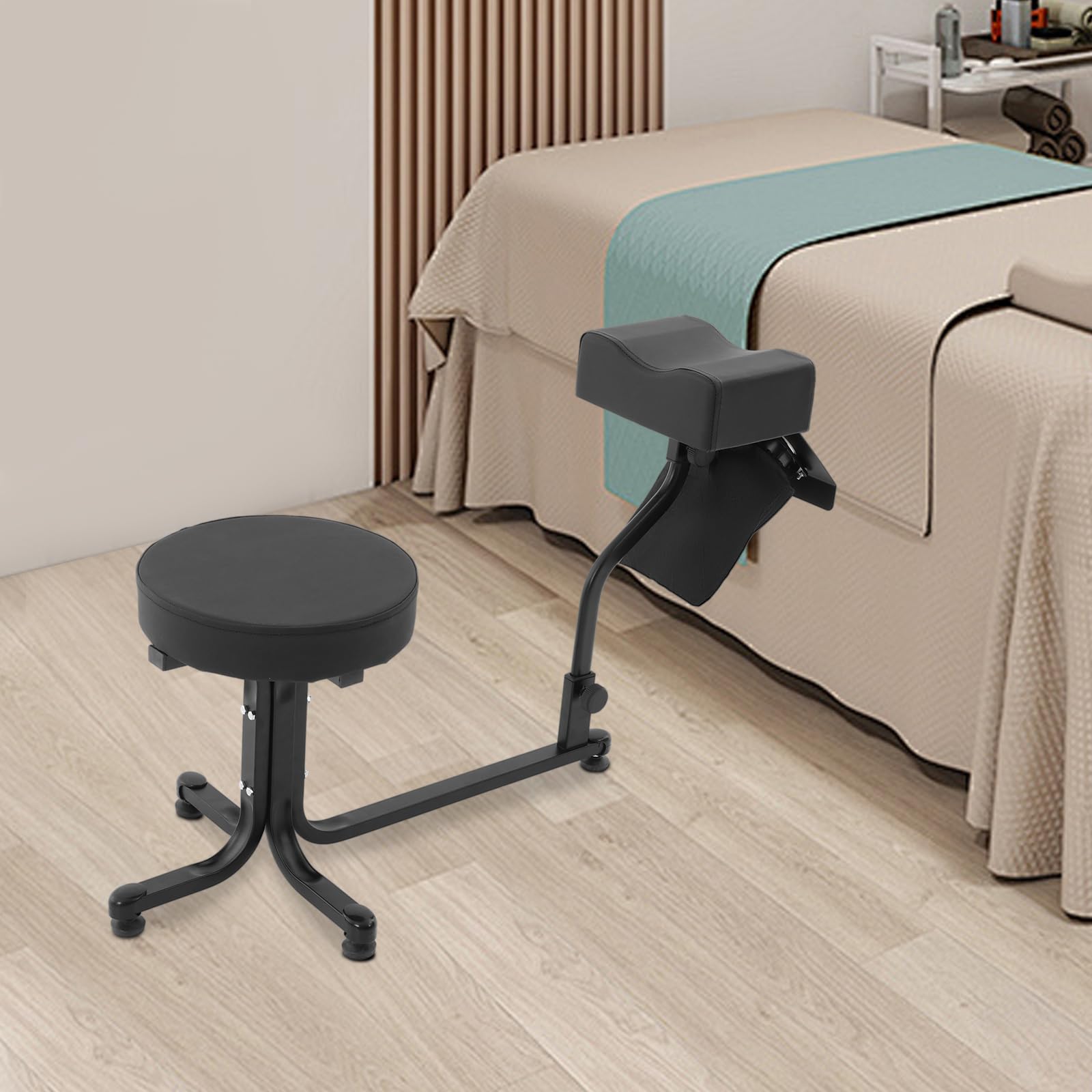 Chaise de soins des pieds 22W 220V repose-jambes mobile ventilateur dépoussiérage coussin polyuréthane pédicure Nail Tech Spa