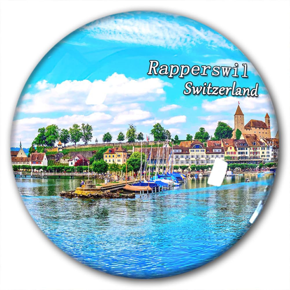 Afghanistan-0001 Switzerland Rapperswil Fridge Magnet Refrigerator Stickers Decorative Magnet Travel Souvenir Glass
