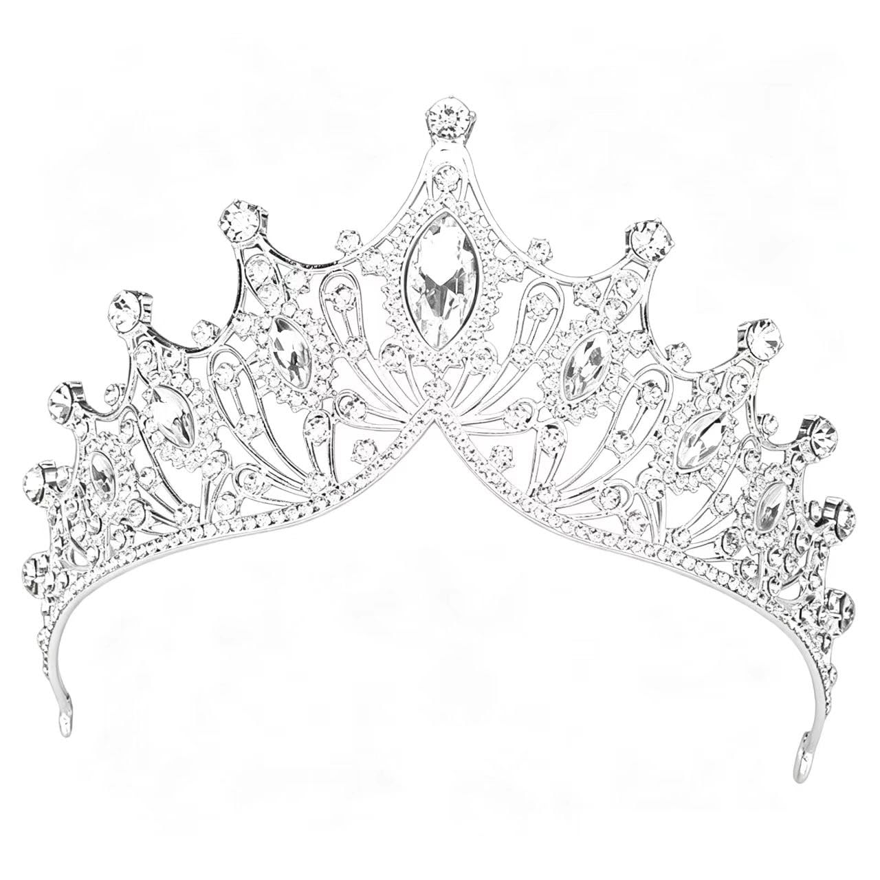New Wedding Headpiece for Bride Bridal Crown Rhinestone Crystal Headgear