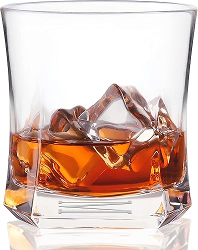 Miniatura 1 de Vaso de whisky, vaso de bourbon con monograma grabado, 10 onzas, vaso de cóctel personalizado para hombres, ideas de regalos de bourbon para papá,