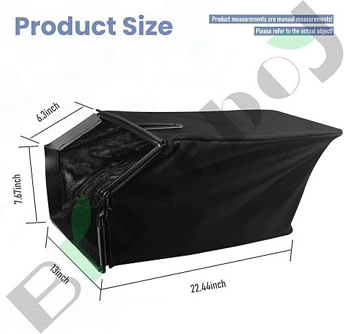 Miniatura 3 de 2 bolsas de césped 964-04117A 664-04117A y 1 kit de marco 647-04271-0637, para MTD, Troy Bilt de 21 pulgadas, compatible con TB130, TB230, TB210,