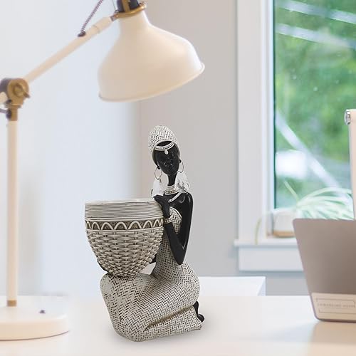 Miniatura 4 de Lescafita Estatuas y esculturas africanas para decoración del hogar figuras de arte tribales para decoración de sala de estar adorno estético