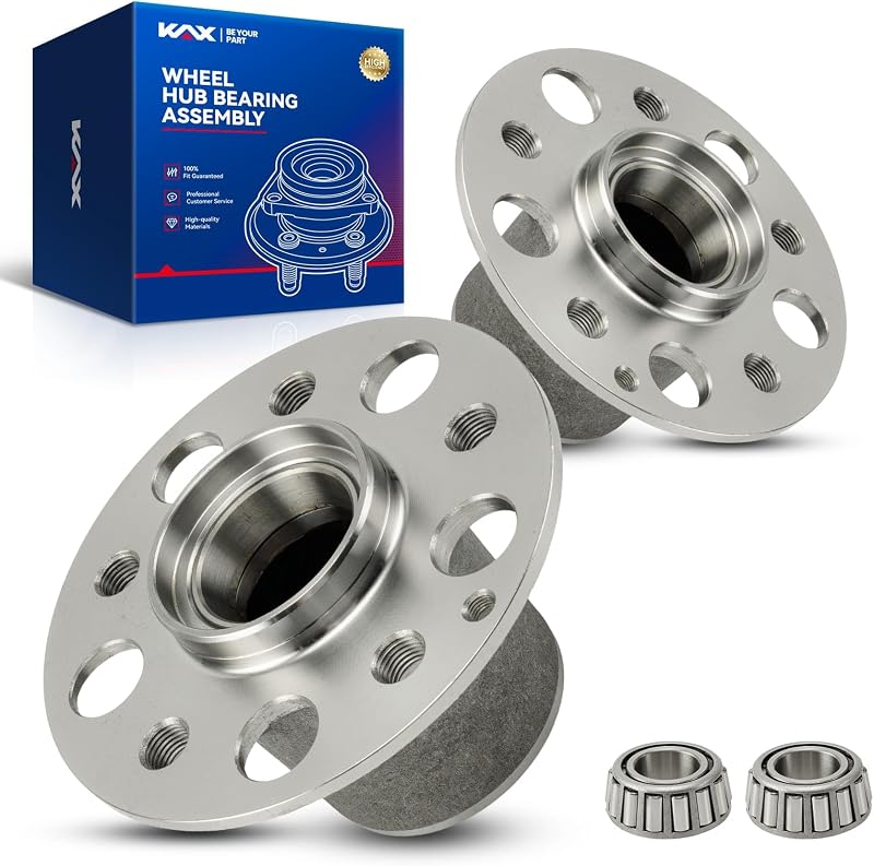 Par de cubos de roda dianteiros KAX 520003 para Mercedes-Benz E350, C250, C300, E550, C350, E400, SLK e SLC – 2 unidades