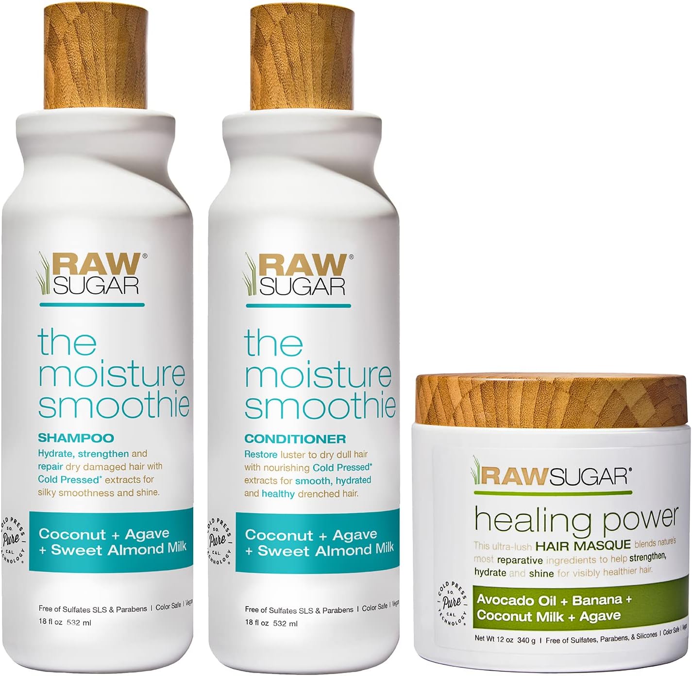 Raw Sugar The Scalp Restore Cold Pressed Extract Shampoo