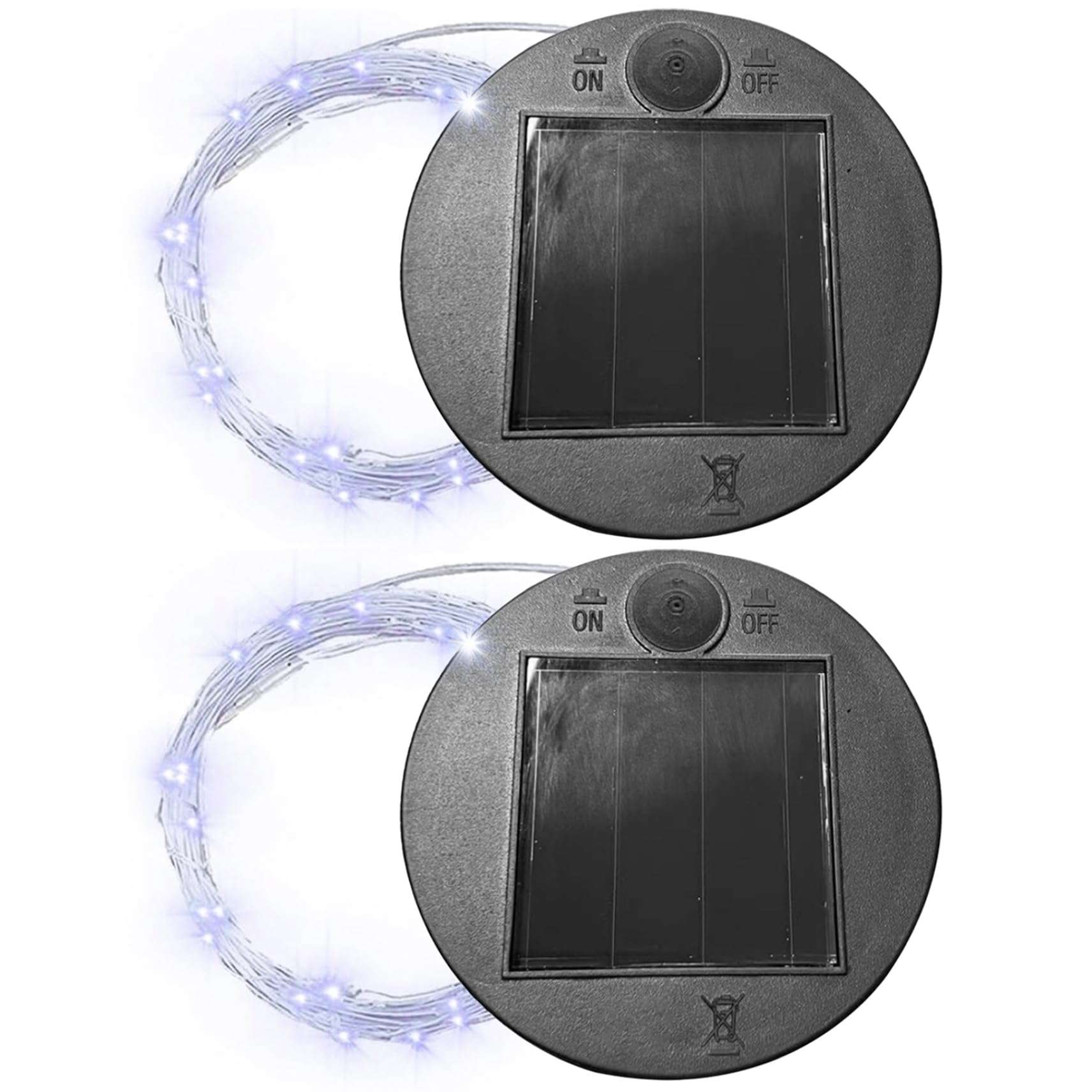 Solar Light Replacement Top with String LED DIY Parts for Solar Lantern