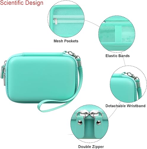 Miniatura 43 de Elonbo Funda de transporte para GL.iNet GL-SFT1200/A1300/AXT1800/MT3000 portátil WiFi Gigabit Router, repetidor de red Wi-Fi inalámbrico 6, soporte