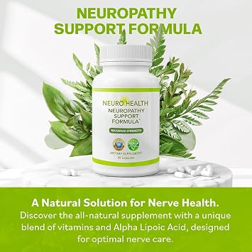 Neuro Health Nerve Support Formula with B Vitamins & Alpha Lipoic Acid & Miracle Nerve Cream for Neuropathy - Maximum Strength Turmeric & Arnica Blend for Comprehensive Neuropathy Support