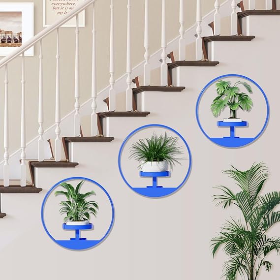 ALACOO Wall Planters for Indoor Plants Hanging Planter for Indoor Metal Plants Plant Stand Indoor Wall Decor Hanger Window Plant Shelves 2 Pack for Living Room Outdoor