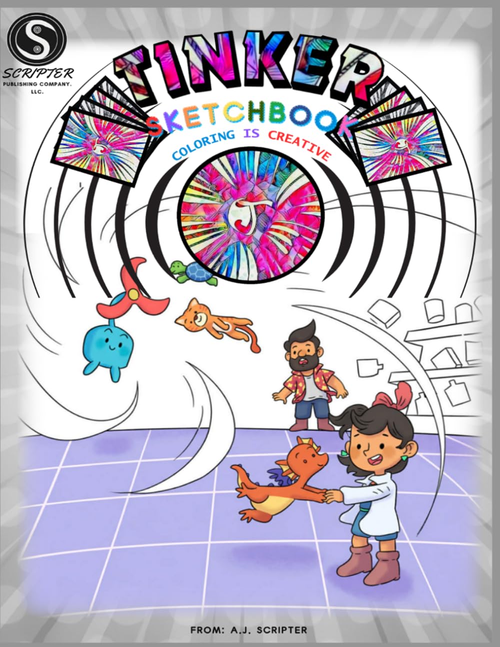 Tinker Sketchbook: Coloring Is Creative (Tinker Journey)