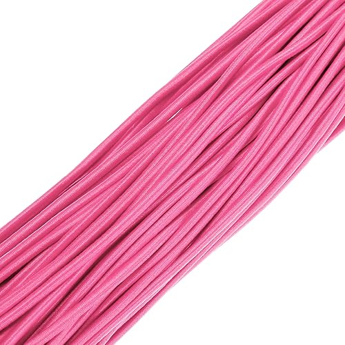 Vista 626 de PATIKIL Cuerda elástica elástica de 1/8 pulgadas, 11 yardas (0.118 in x 32.8 ft), color verde militar para manualidades, correas de gancho