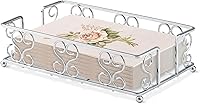 ZHITHINK Stainless Steel Napkin Holder & Guest Towel Tray - Rust-Proof Dispenser for Bathroom, Kitchen, Dining Table