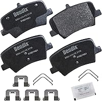 Vista 19 de Bendix Priority1 CFC154 - Juego de pastillas de freno de disco para Avanti II, Century, LeSabre, Regal, Riviera, chasis comercial, DeVille