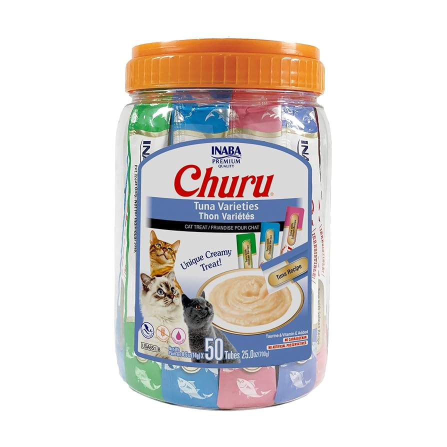 churu様 INABA Churu Chicken Puree Variety Pack Grain-Free Lickable