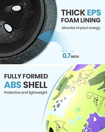 Miniatura 2 de OutdoorMaster Beetles Jr. - Casco de bicicleta para jóvenes y niños, ajustable, multideporte, con forro extraíble para bicicleta de equilibrio,