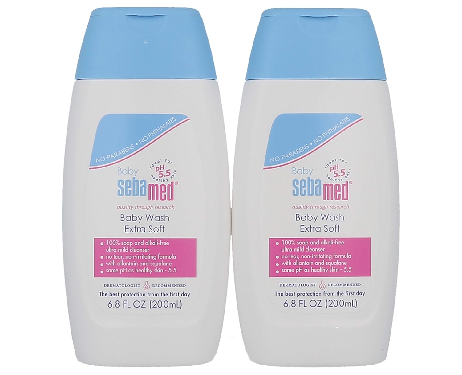 Sebamed Baby Wash - Extra Soft, 6.8-Ounce Bottles (Pack of 2) : Baby