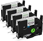 10 Pack Replace for Brother TZe-231 P Touch Label Maker Tape TZe TZ Tape 12mm 0.47 Laminated White TZe231 Compatible with Brother Ptouch PTH110 PT-D210 PTD600 PTD400AD PT-1290 Label Makers