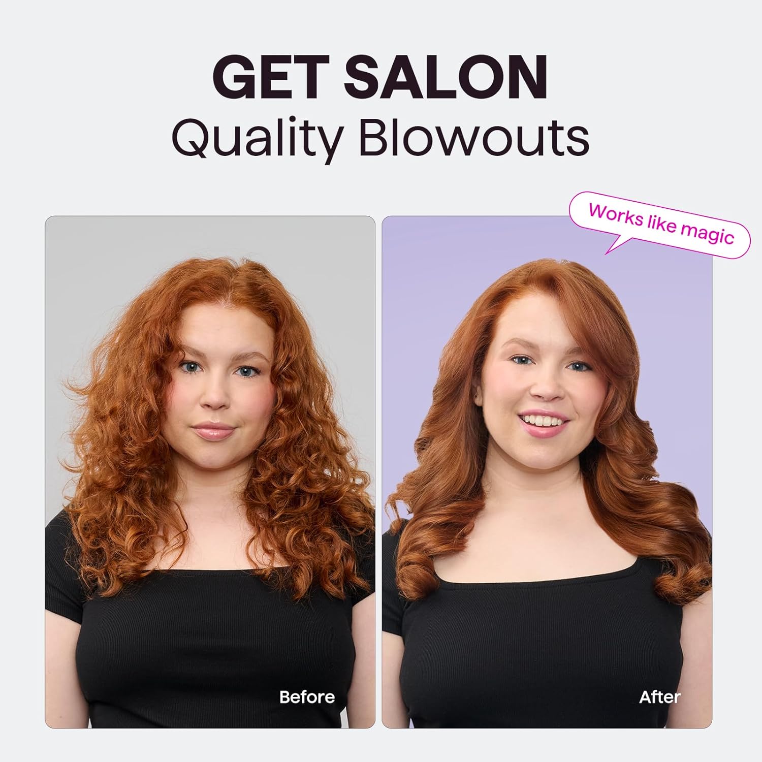 Wavytalk Thermal Brush, 1.5 Inch Ionic Thermal Round Brush Makes Hair Smoother Get Natural Curls (White) - Image 9