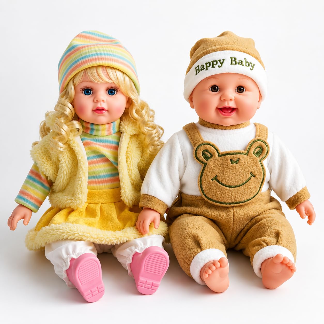 ABSTER Musical Baby Doll Toy for Kids | Soft Plush Talking Doll with Touch Sensor & Sound | Battery Operated Music Doll for Boys & Girls | Birthday Gift Toy (Multi Color, Design As Per Stock-image-13