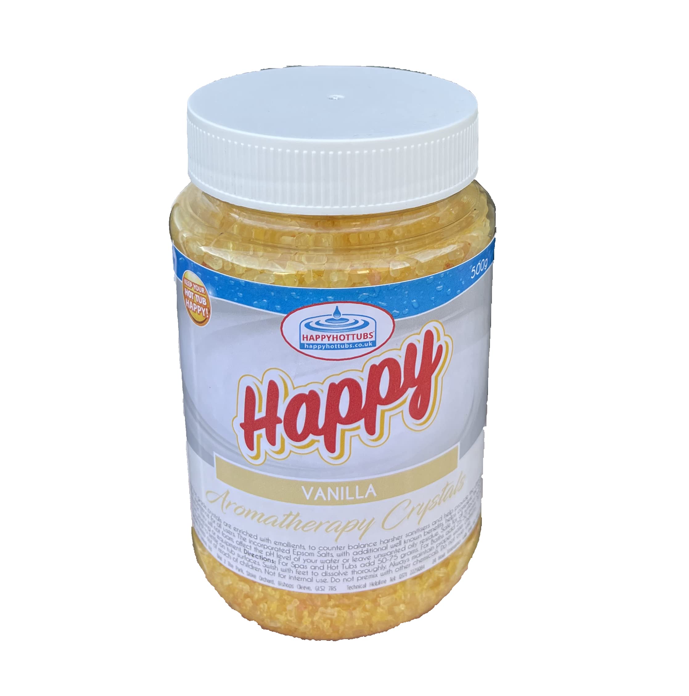 Happy Hot Tubs Spa Aromatherapy Crystals 500g Bath Scent Hot Tub Fragrance Aroma (Vanilla) — image 1