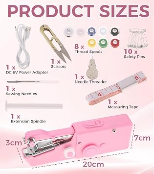 Handheld Sewing Machine, Small Mini Portable Sewing Machine
