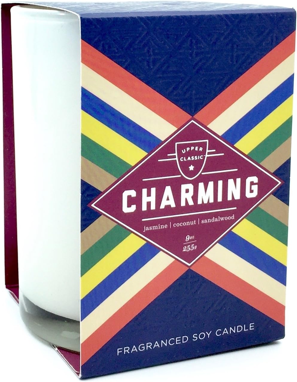 Upper Classic Charming Jasmine Coconut Sandalwood Scented Candle