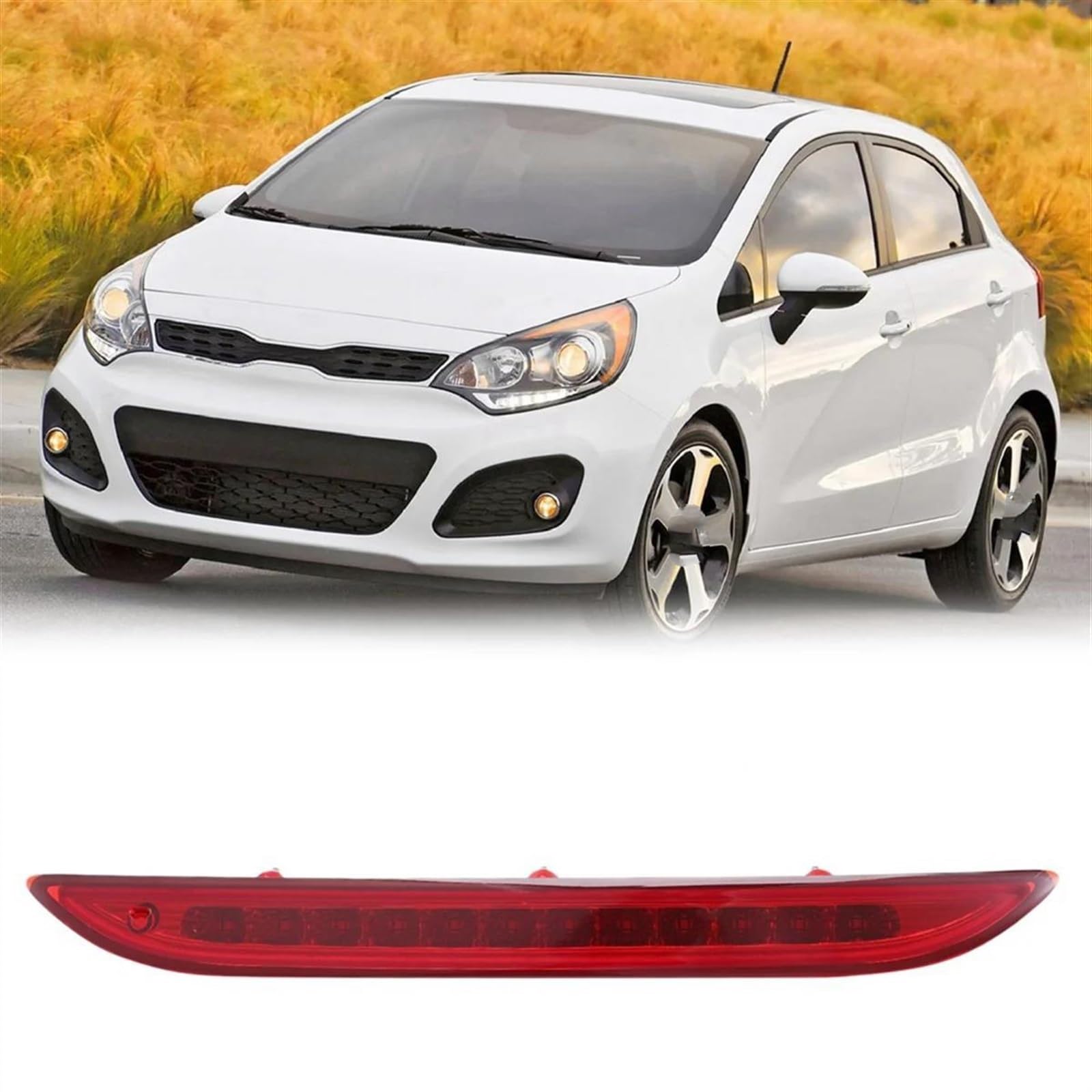 927001W210 Luce Freno Montata Terza Luce Freno Luce di Stop Posteriore per Auto Lampada di Segnalazione Luci di Segnalazione per Kia per Rio 2012-2016 Terza Luce di Stop dell'auto