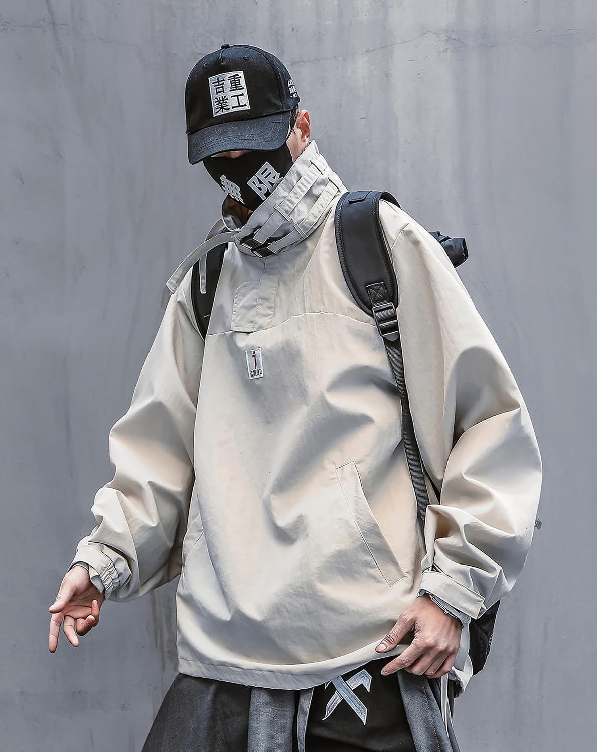 Niepce Inc Japanese Streetwear Techwear Windbreaker Jackets for Men