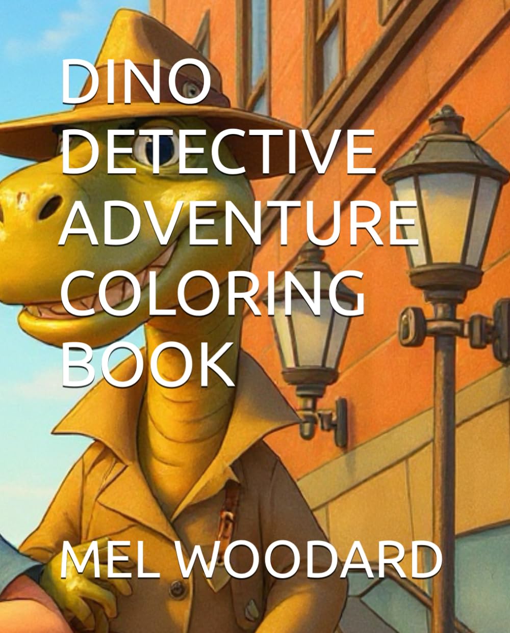 DINO DETECTIVE ADVENTURE COLORING BOOK
