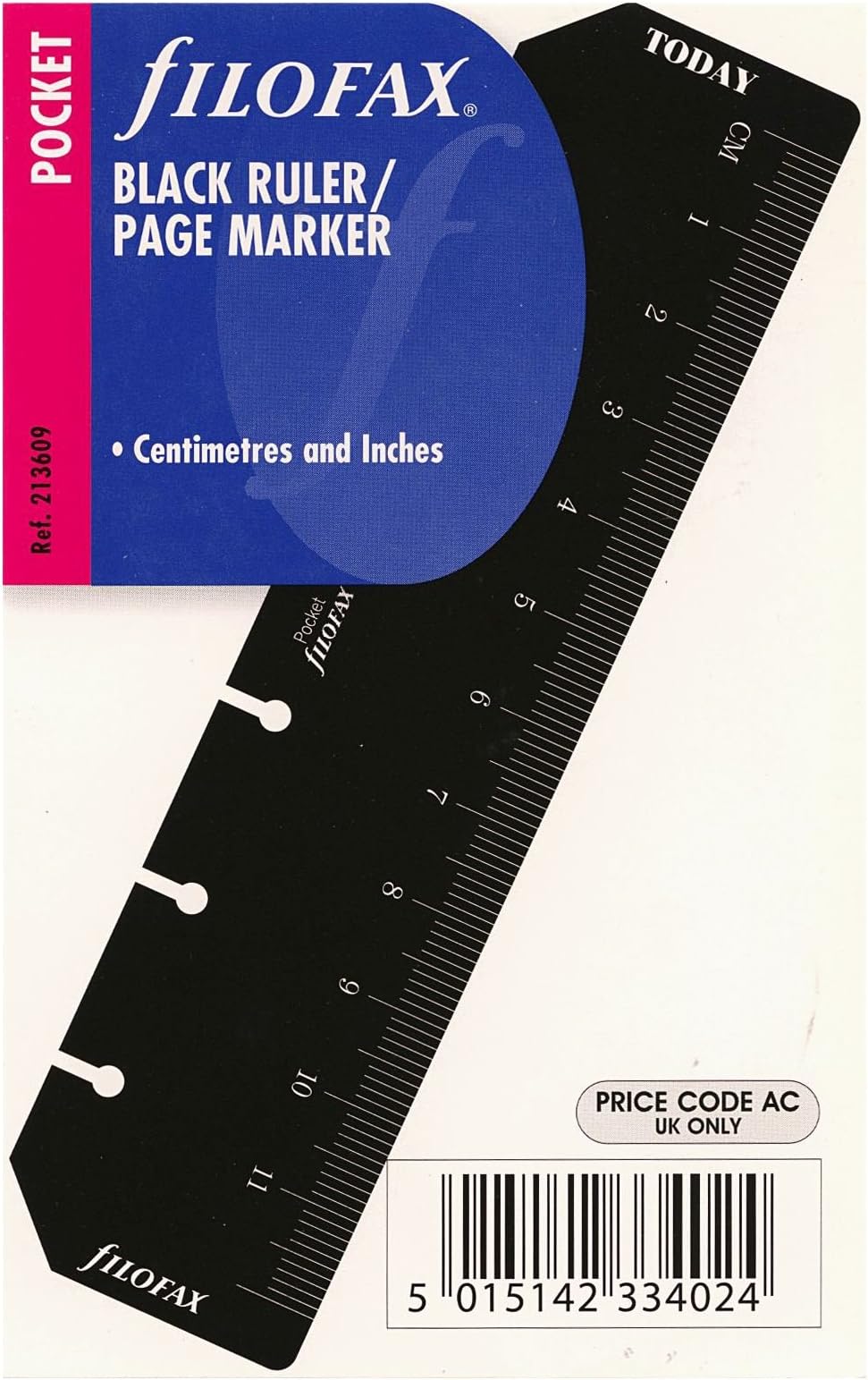 Filofax Pocket Diary Ruler/Page Marker