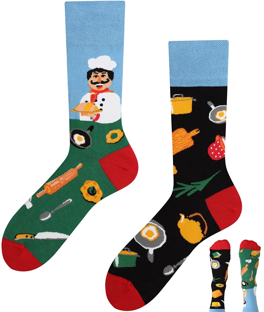 TODO Colours Lustige Socken mit Motiv - Mehrfarbige, Bunte, Verrückte für die Lebensfreude