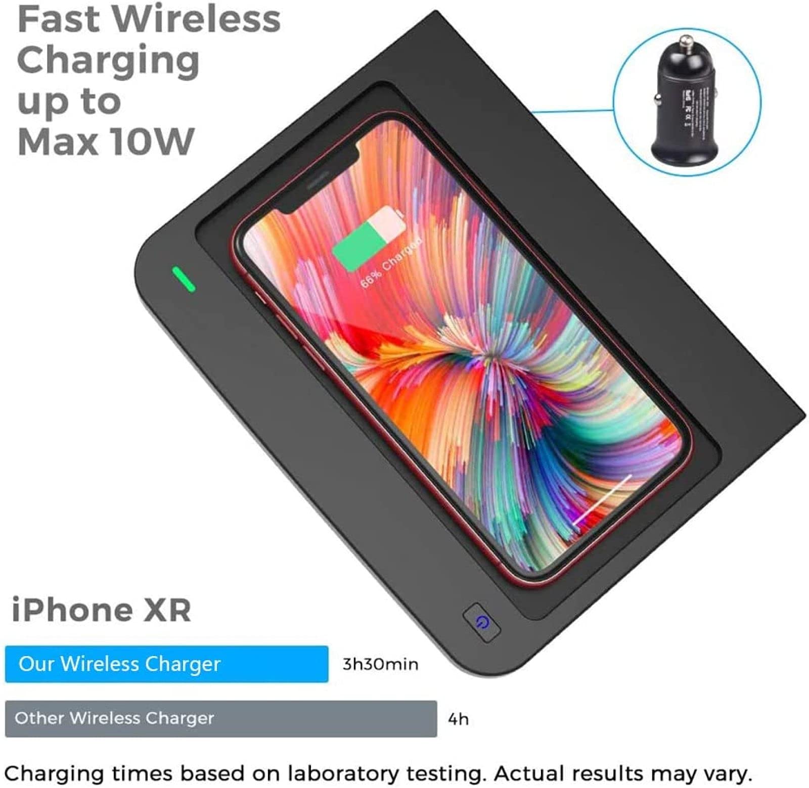 Bezprzewodowa ładowarka samochodowa, dla Q5 SQ5 2020-2018 Bezprzewodowa karta ładowania pojazdu, panel akcesoriów konsoli środkowej 10W Qi Quick Charge Pad Urządzenie do ładowania