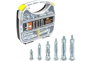 T. K. Excellent Heavy Duty Zinc Plated Steel Molly Wall Anchors for Drywall