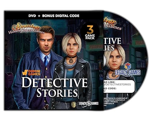 Miniatura 2 de Legacy Games Amazing Hidden Object Games for PC Detective Stories Vol. 1 (3 Game Pack) - PC DVD with Digital Download Codes