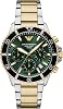 Emporio Mens World Explorer Solar-Powered Chronograph Two-Tone Stainless Steel Watch Model: AR11695