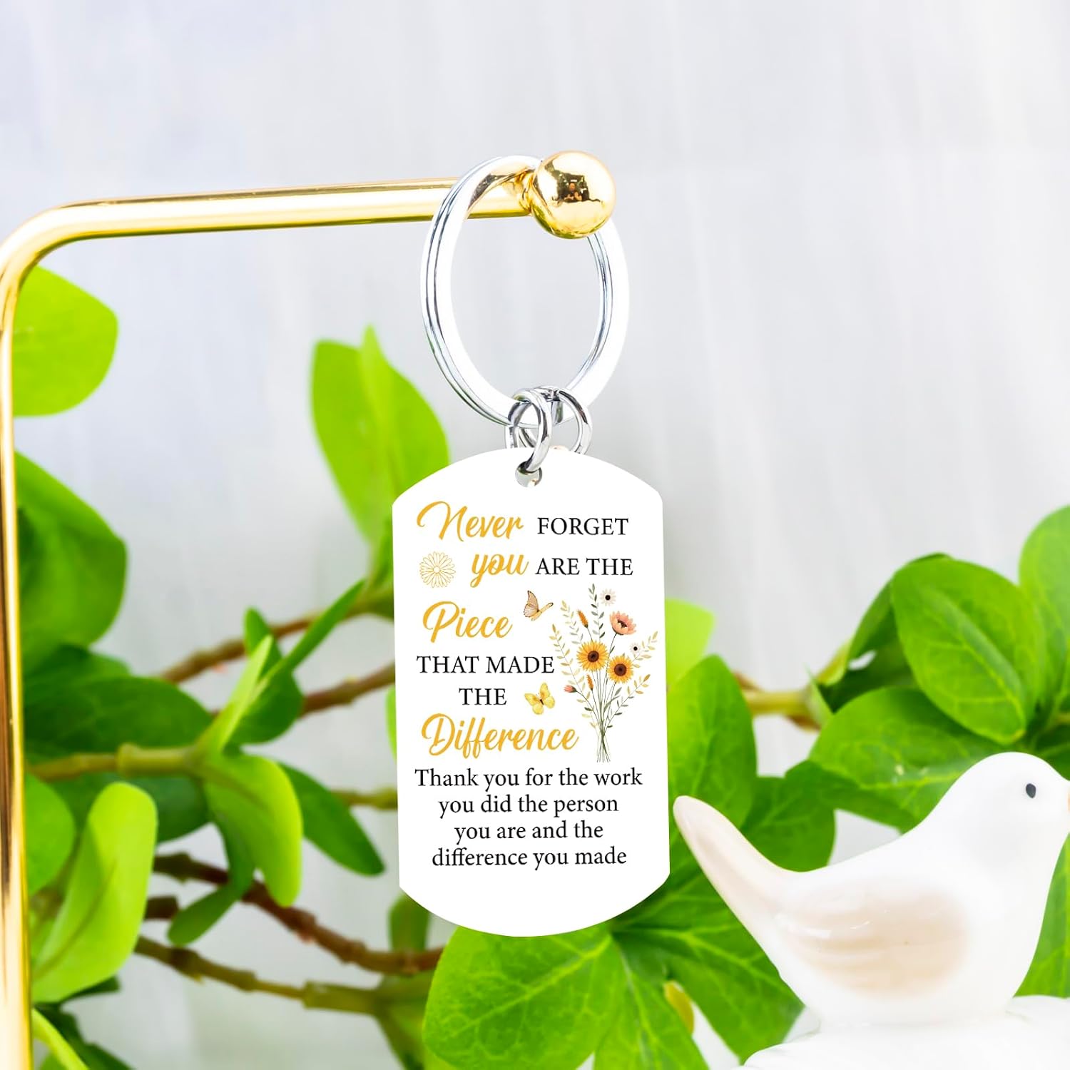 Appreciation Gifts for Women Thank You Gifts Appreciation Thank You Gift Christmas Birthday Gift Ideas Thanksgiving Day Appreciate Keychain for Coworkers Friend - Image 2