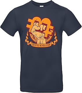 Crypto Revolution Bitcoin męska koszulka krypto Bitcoin