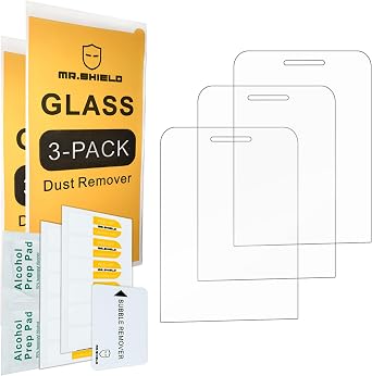 Mr.Shield Screen Protector for Nokia 6300 4G Tempered Glass 3-Pack Japanese Glass Hardness