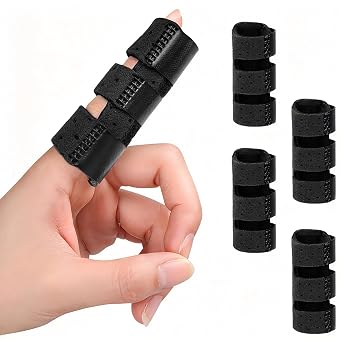 EASICUTI Trigger Finger Splint, 4PCS Universal Finger Brace for Pain Relief