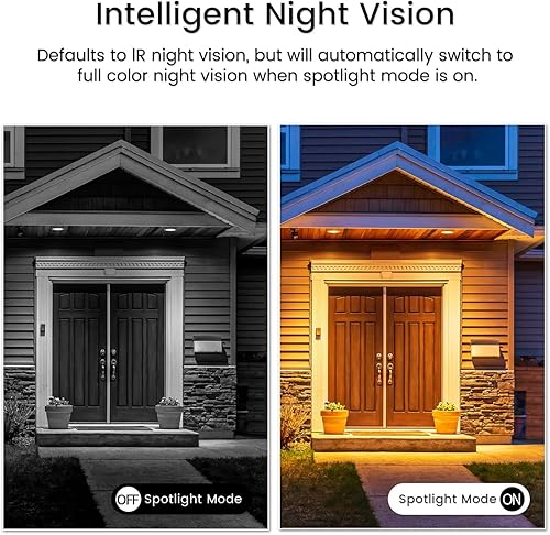 Miniatura 5 de Cámaras 1080P para seguridad en el hogar con visión nocturna, cámaras para exterioresinteriores para bebéancianoperromascota cámara con aplicación