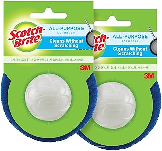 Scotch-Brite Dobie Scrubber Great for Non-Stick Cookware (Pack of 2)