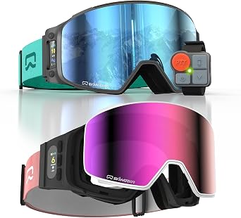 G03 Blue&Pink Smart Snow Goggle with Interchangeable Lenses