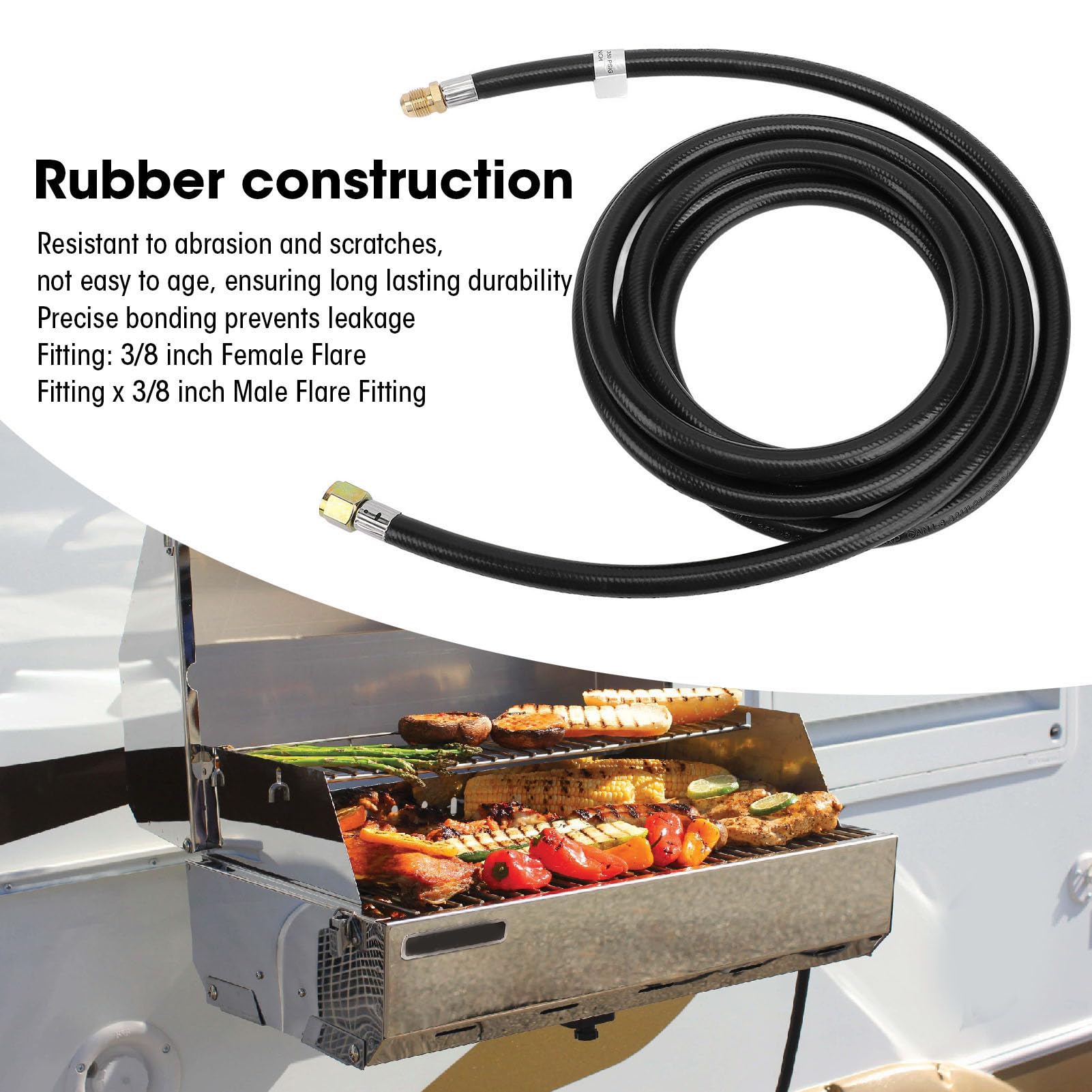 Kit Adattatore Barbecue Tubo Gas Pressostato Weber 3 In 1 8486 - Foto 7