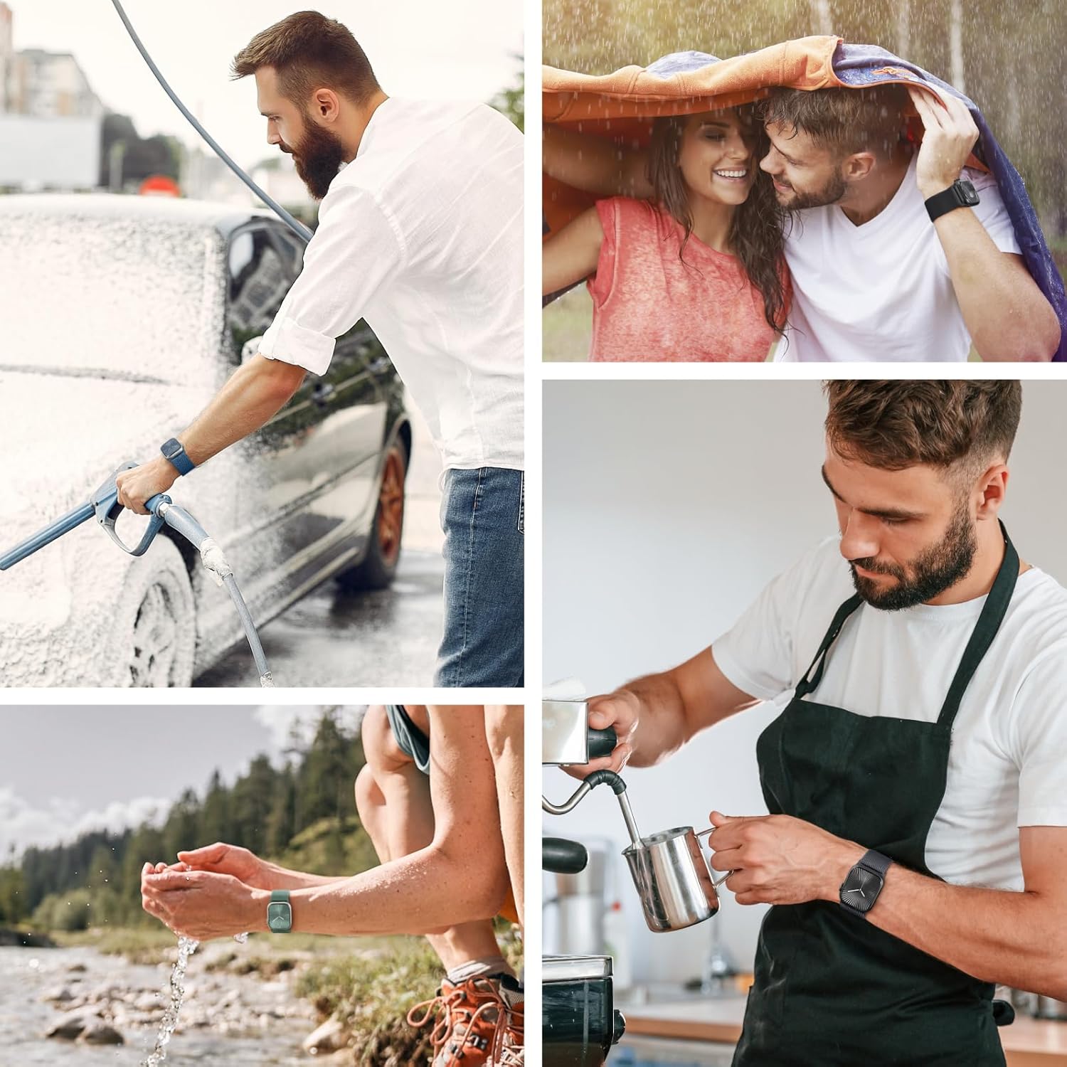 8 Pack Stretchy Solo Loop Band Compatible with Apple Watch Bands for Women Men 40mm 38mm 41mm 42mm 44mm 45mm 46mm 49mm, Nylon Braided Strap for iWatch Series 11 10 9 8 7 6 SE 5 4 3 Ultra 3 Ultra 2 - Image 7