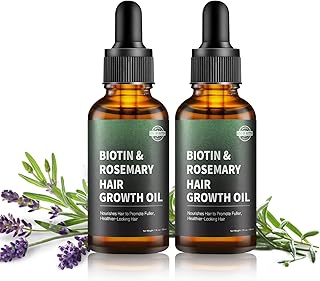 Sponsored Ad - Rosemary Oil For Hair Growth-Hair Loss Treatment, Biotin Hair Growth Serum, 100% Pure Natural Rosemary Esse...