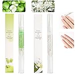 2PCS Cuticle Oil Pens for Nail Care,Cuticle Revitalizer Oil Pen with Soft Brush,Cuticle Oil to Prevent Nail Cracking and Dry (Lily & Apple Flavor)