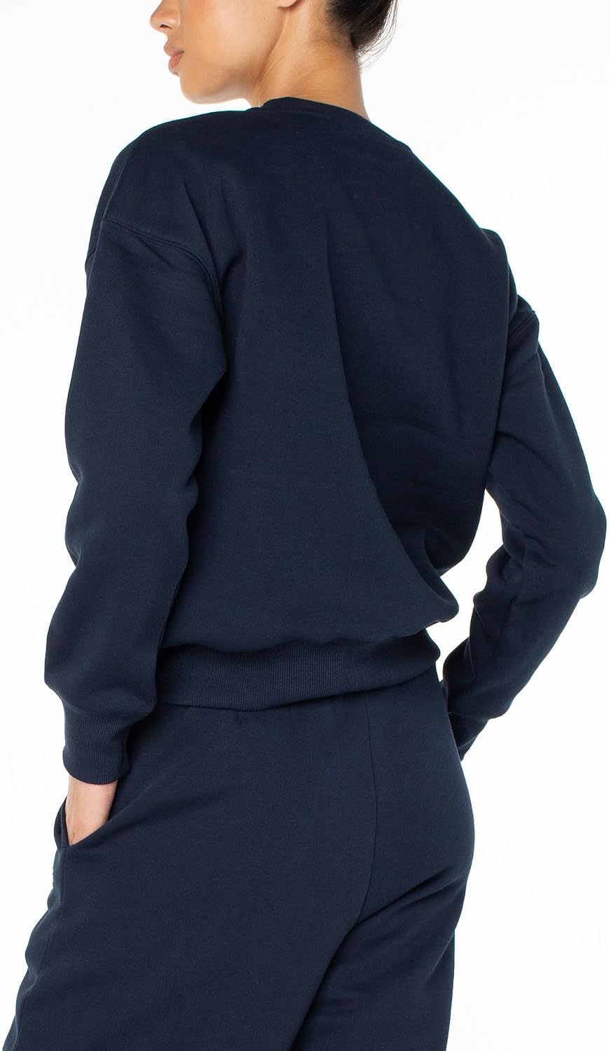 Spalding Women's Crew Neck Fleece Pullover Sweatshirt