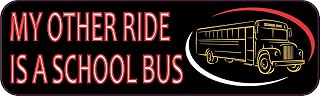 StickerTalk My Other Ride is a School Bus Magnet, 10 inches by 3 inches