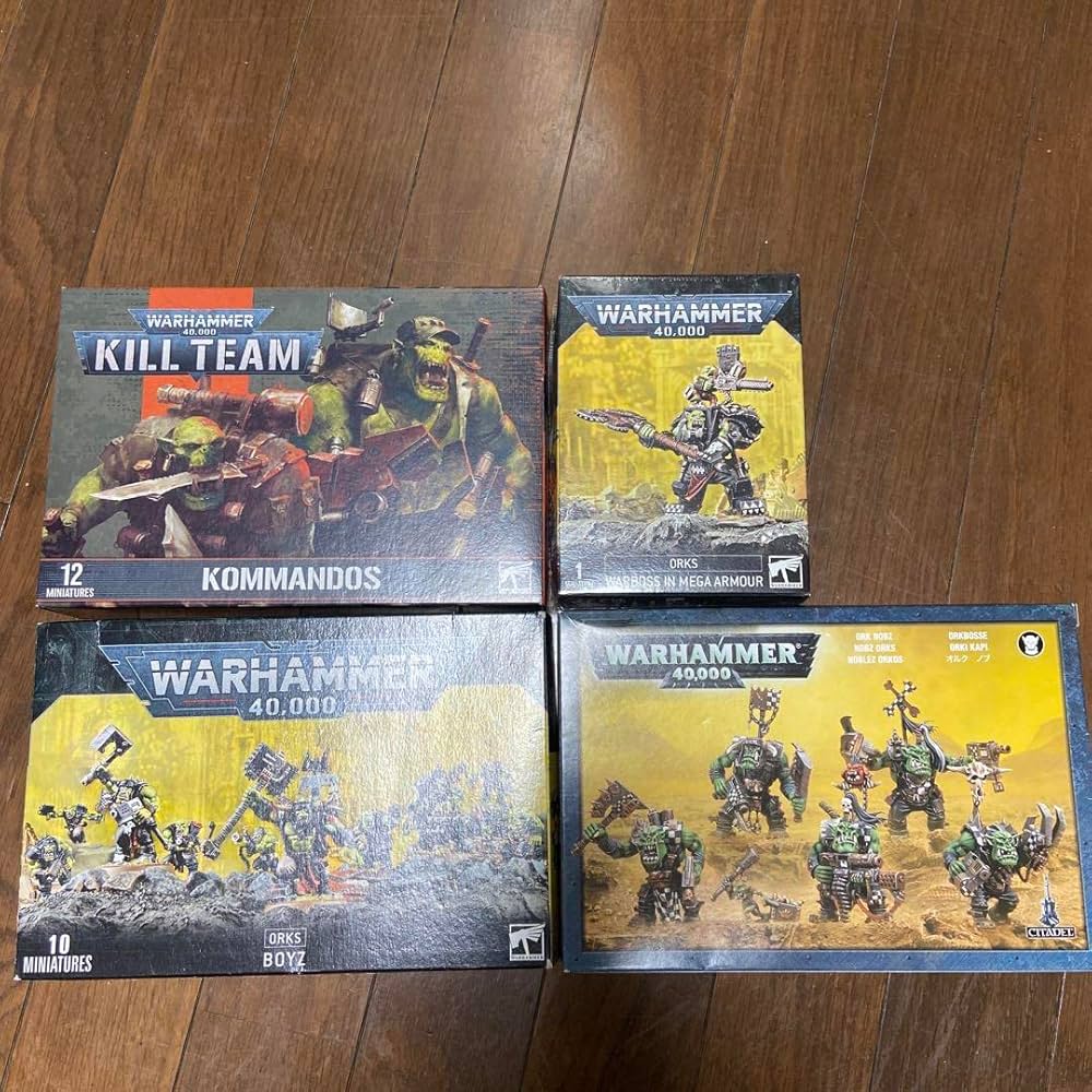 未組立 ウォーハンマー オルク 4種セット【出荷まで平均1~3日】