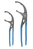 OF-1 2-Piece Oil Filer&sol;PVC Plier Gift Set&colon; 12-Inch and 15-Inch&comma; Matte&sol;Unpolished